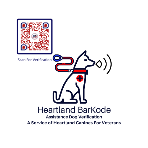 Heartland Canines For Veterans BarKode Example