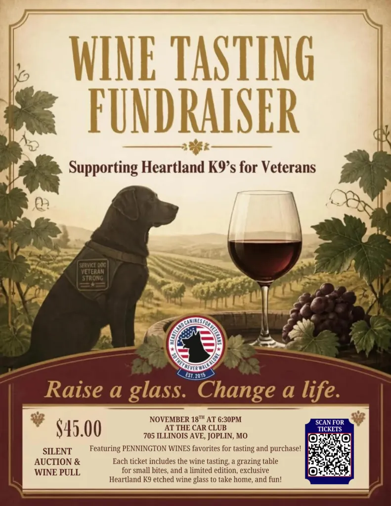 Flyer: Wine Tasting Fundraiser